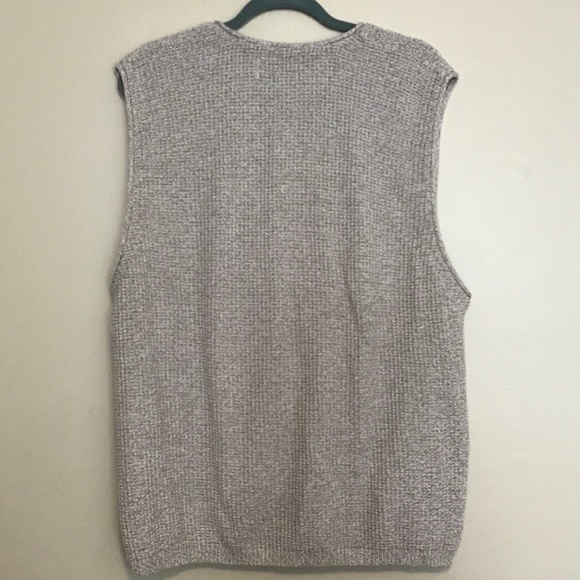 Eddie Bauer Size Large Camel Sweater Vest: 2160 - Picture 5 of 7